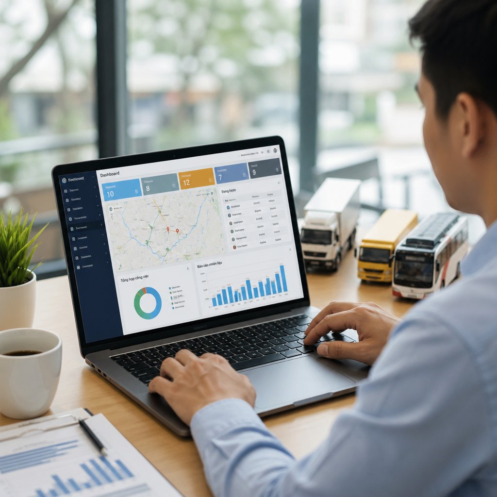 Phần mềm quản lý phương tiện vận tải giải pháp giúp tiết kiệm thời gian và chi phí