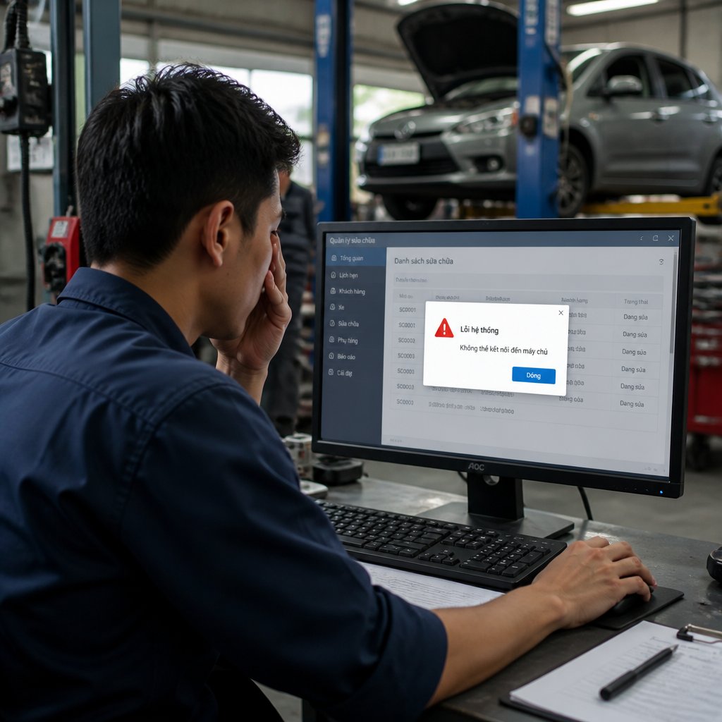 Phần mềm quản lý sửa chữa những vấn đề thường gặp và cách khắc phục