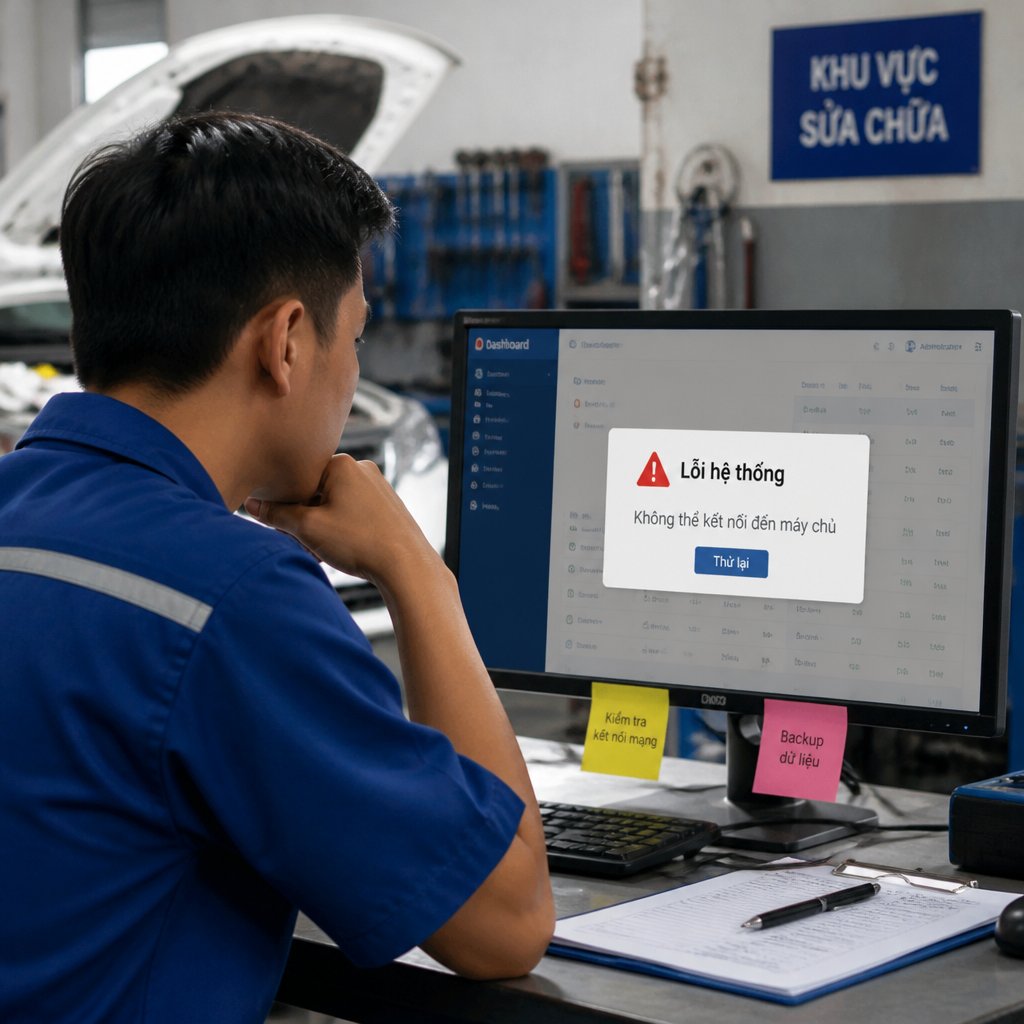 Phần mềm quản lý sửa chữa những vấn đề thường gặp và cách khắc phục