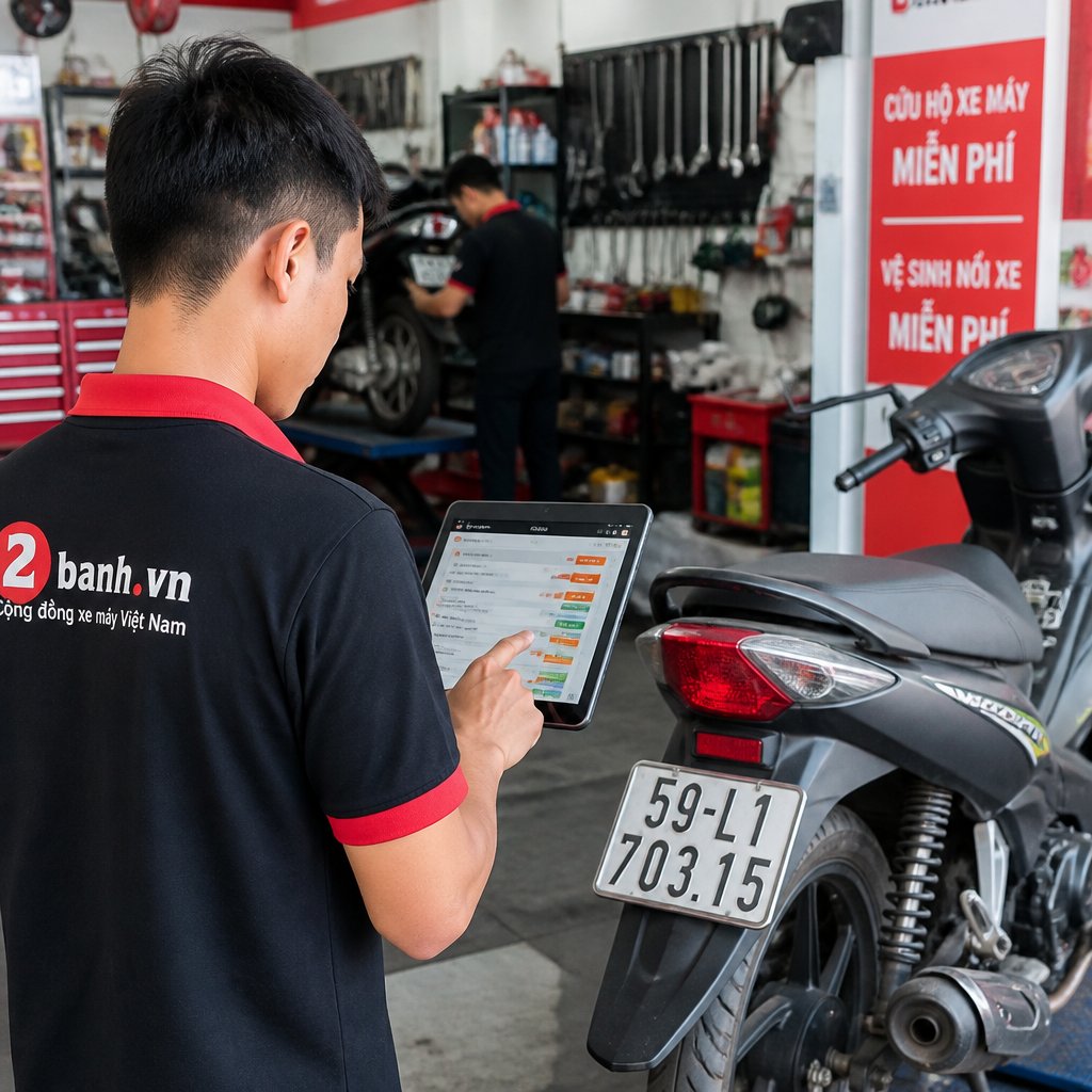 Phần mềm quản lý sửa chữa xe máy cách ứng dụng công nghệ vào vận hành
