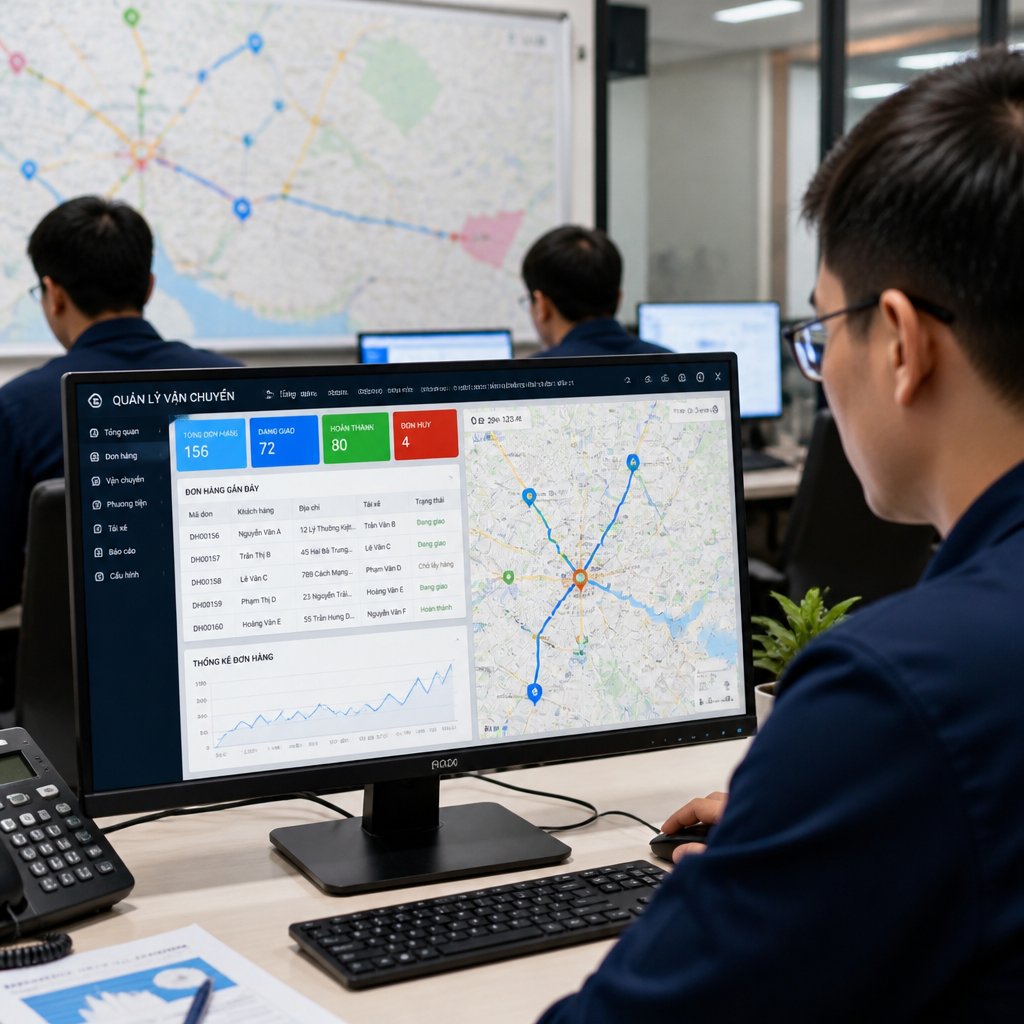 Phần mềm quản lý vận chuyển cách nâng cao hiệu quả quản lý