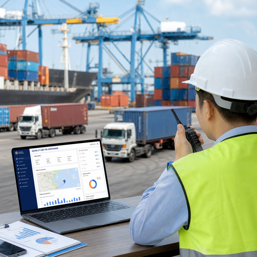 Phần mềm quản lý vận tải container giải pháp giúp tiết kiệm thời gian và chi phí
