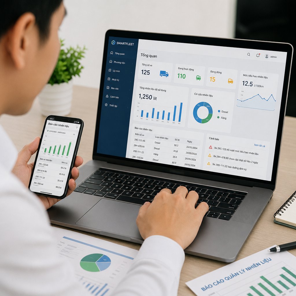 Hướng dẫn phần mềm quản lý xăng dầu xe ô tô hiệu quả cho doanh nghiệp