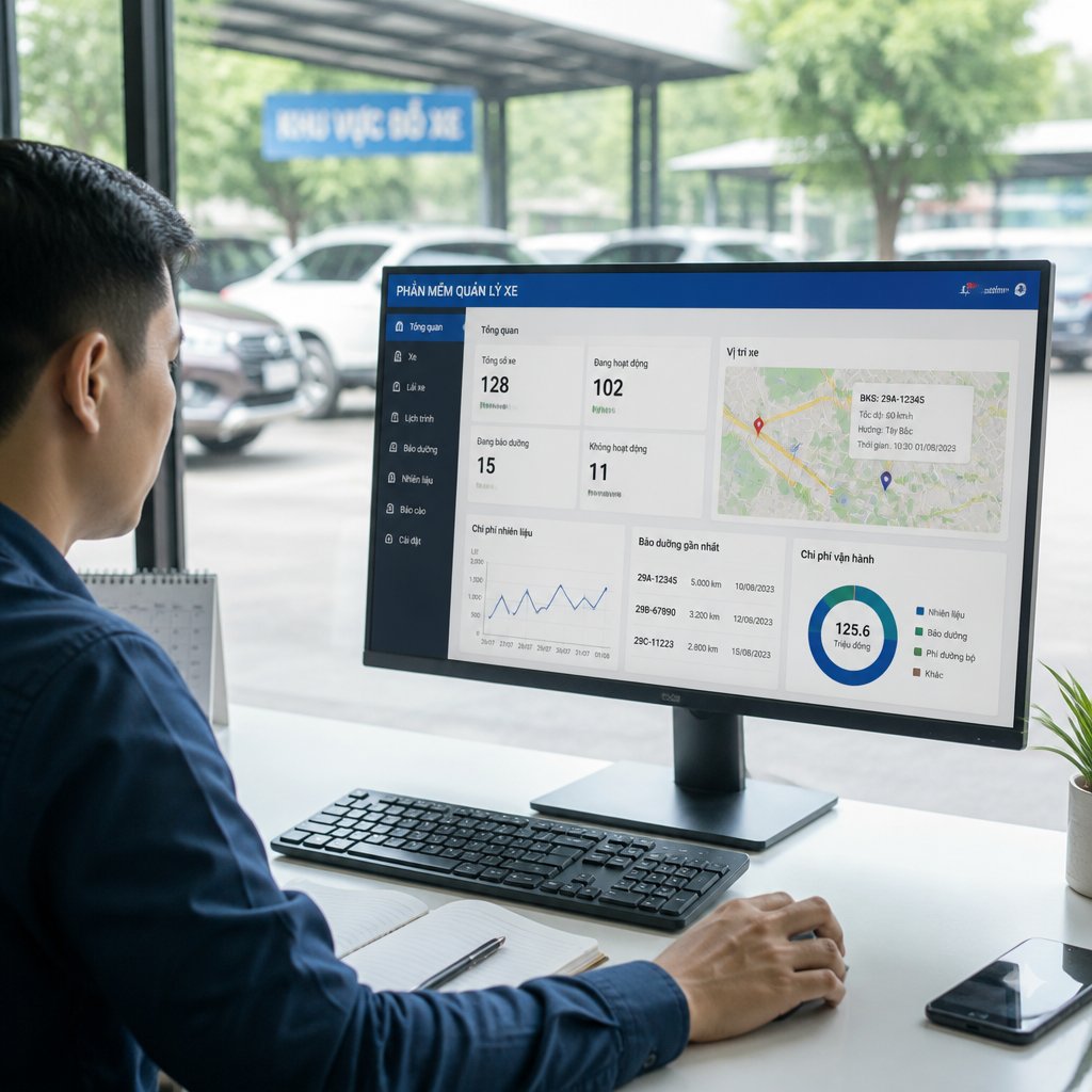 Phần mềm quản lý xe ô tô cách lựa chọn giải pháp phù hợp