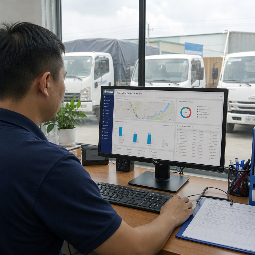 Phần mềm quản lý xe tải quy trình thực hiện và lưu ý quan trọng
