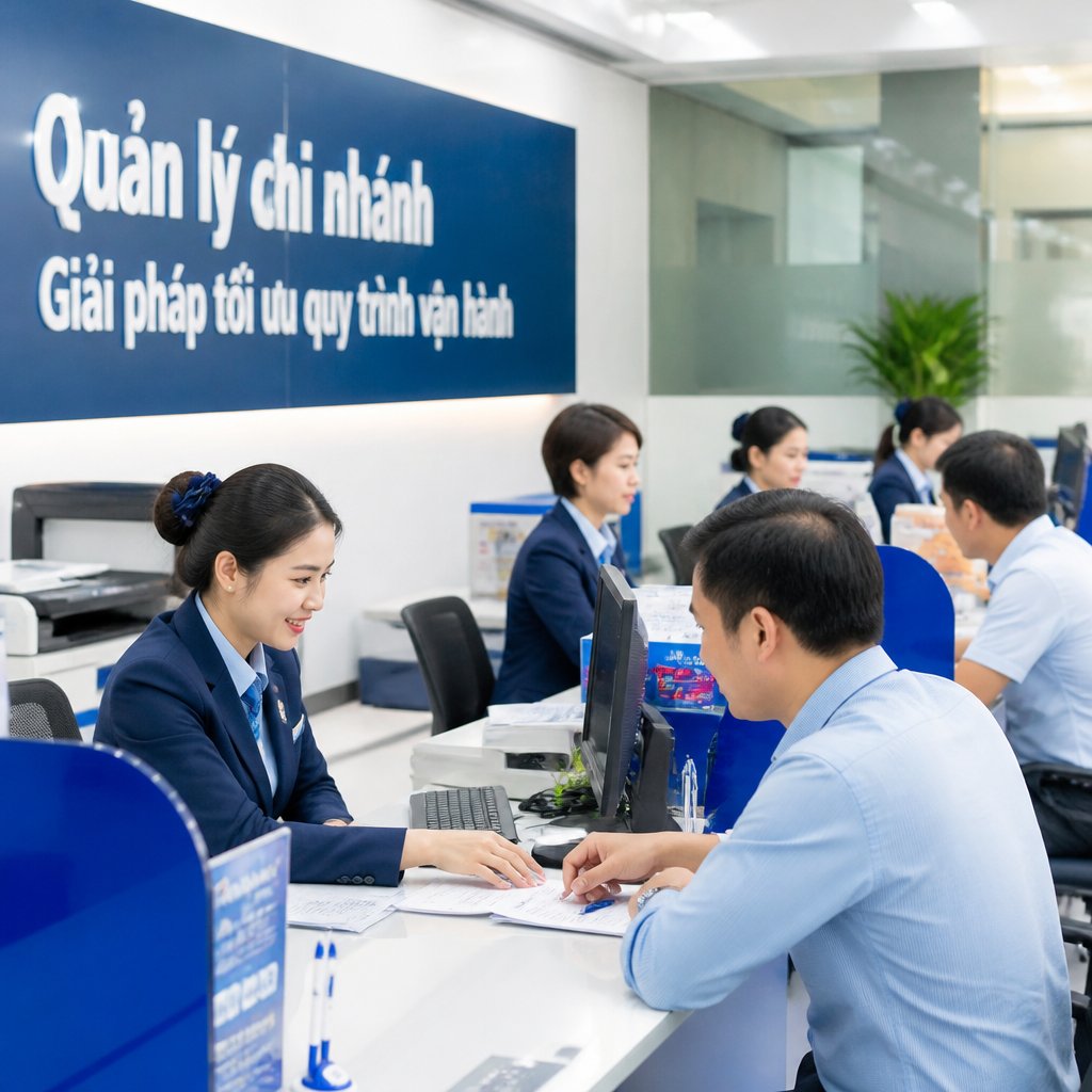 Quản lý chi nhánh giải pháp tối ưu quy trình vận hành