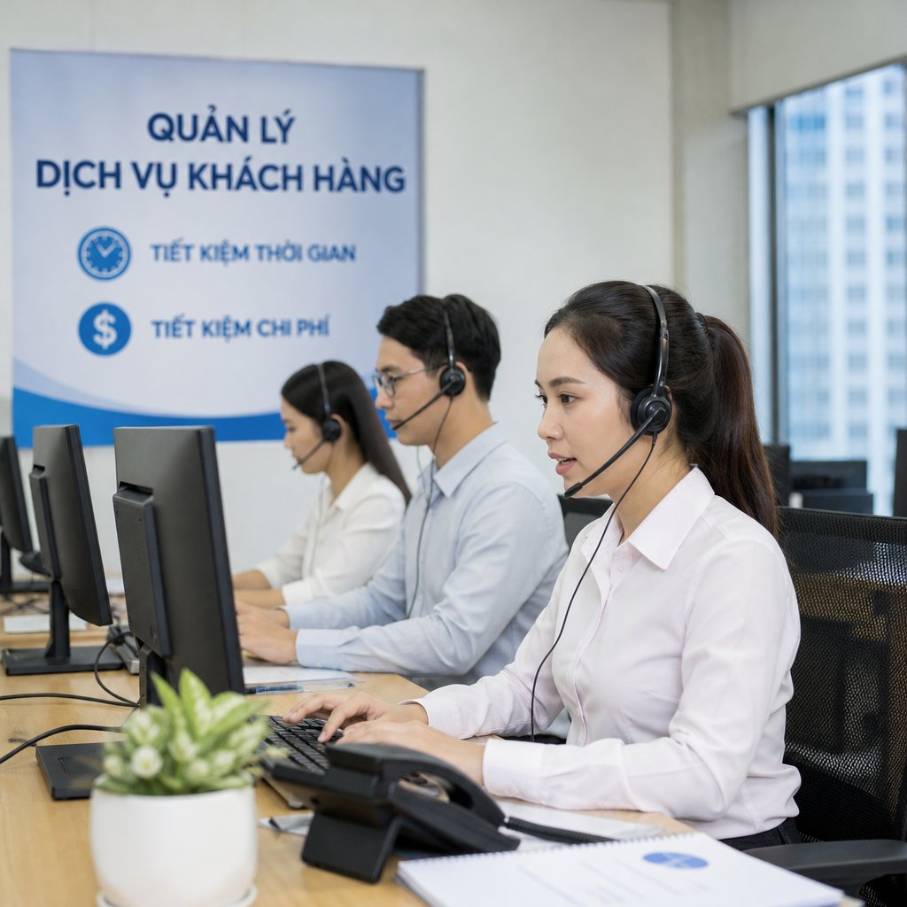 Quản lý dịch vụ khách hàng giải pháp giúp tiết kiệm thời gian và chi phí