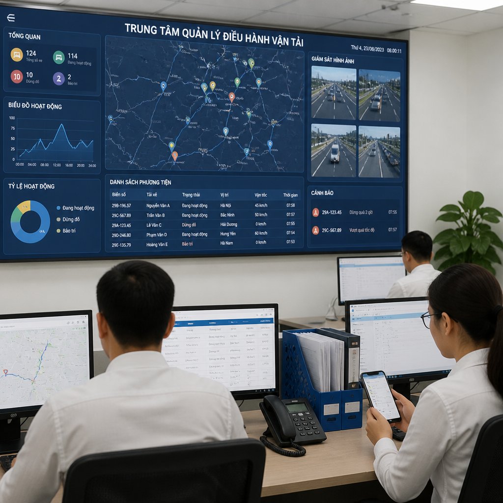 Quản lý điều hành vận tải cách ứng dụng công nghệ vào vận hành