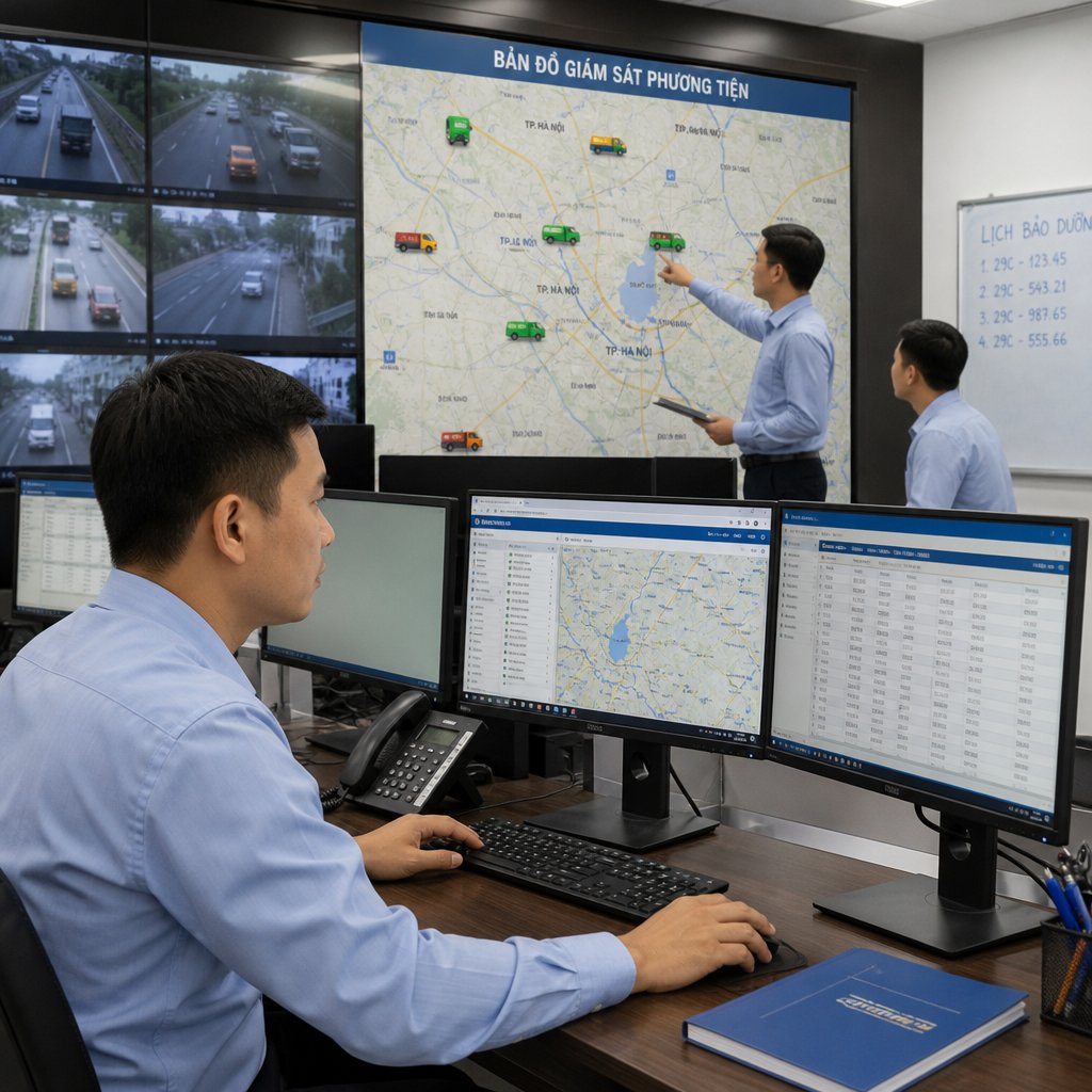 Quản lý đội xe vận tải quy trình thực hiện và lưu ý quan trọng