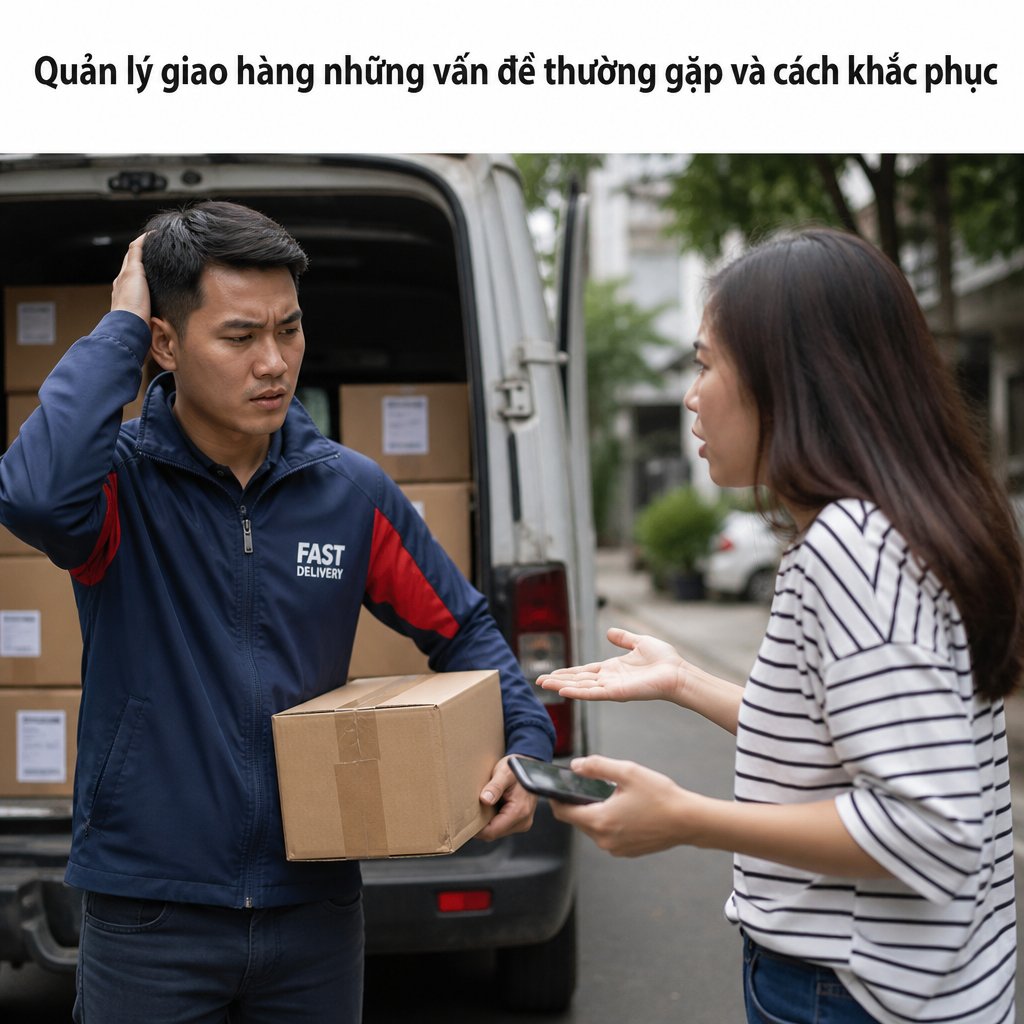 Quản lý giao hàng những vấn đề thường gặp và cách khắc phục