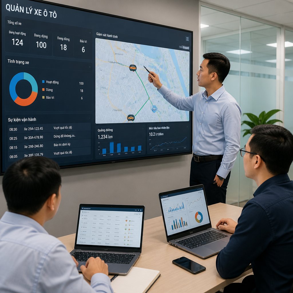 Quản lý xe ô tô xu hướng và giải pháp cho doanh nghiệp