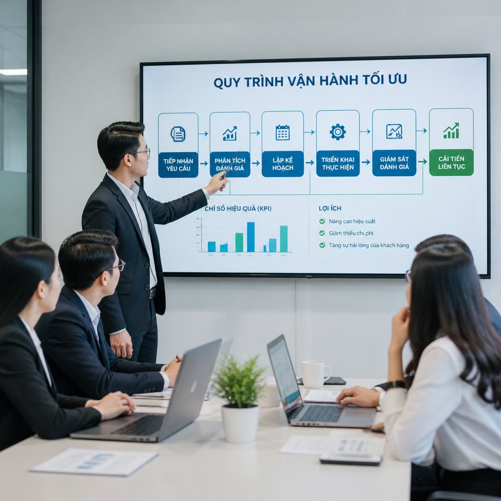Quản trị quản lý giải pháp tối ưu quy trình vận hành