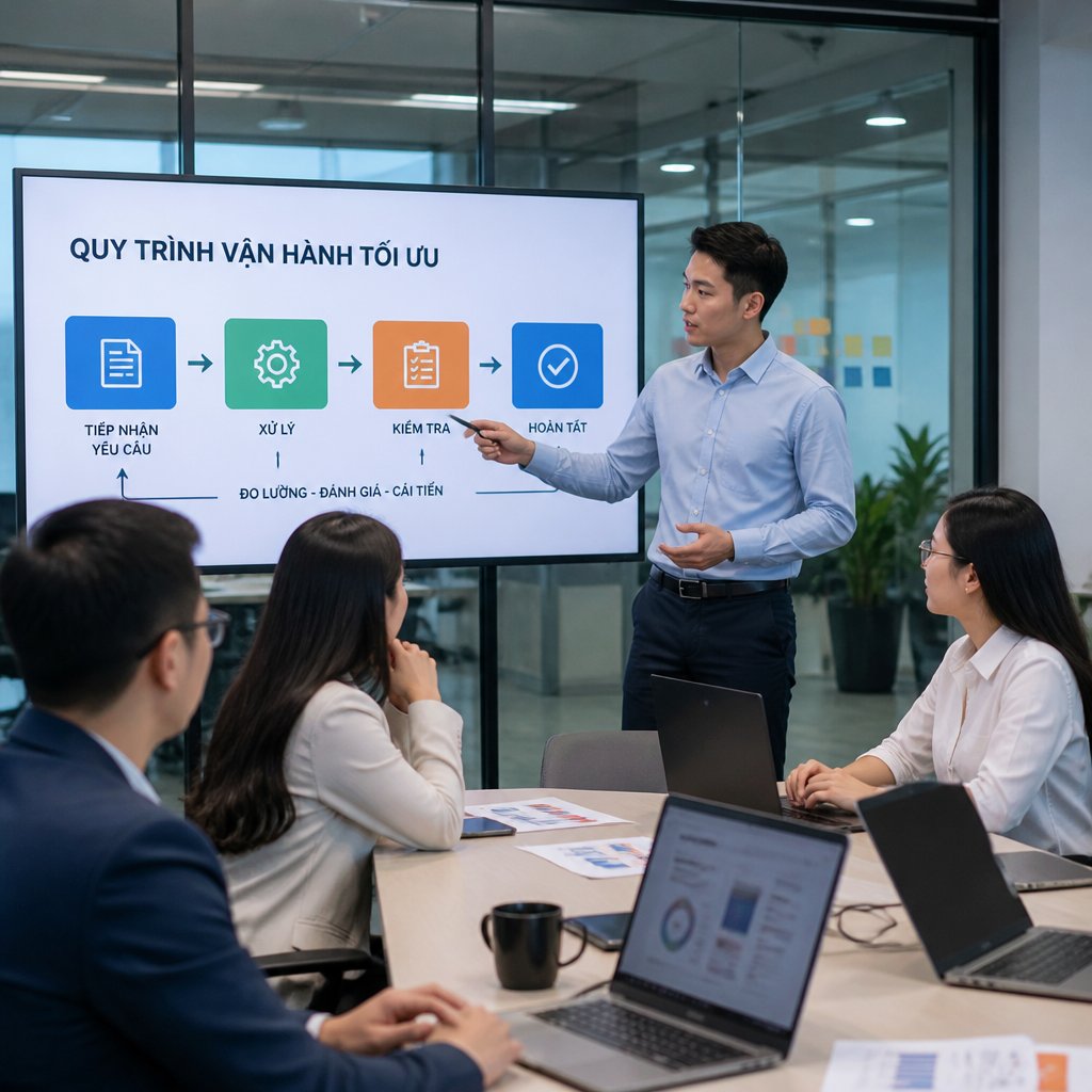 Quản trị quản lý giải pháp tối ưu quy trình vận hành