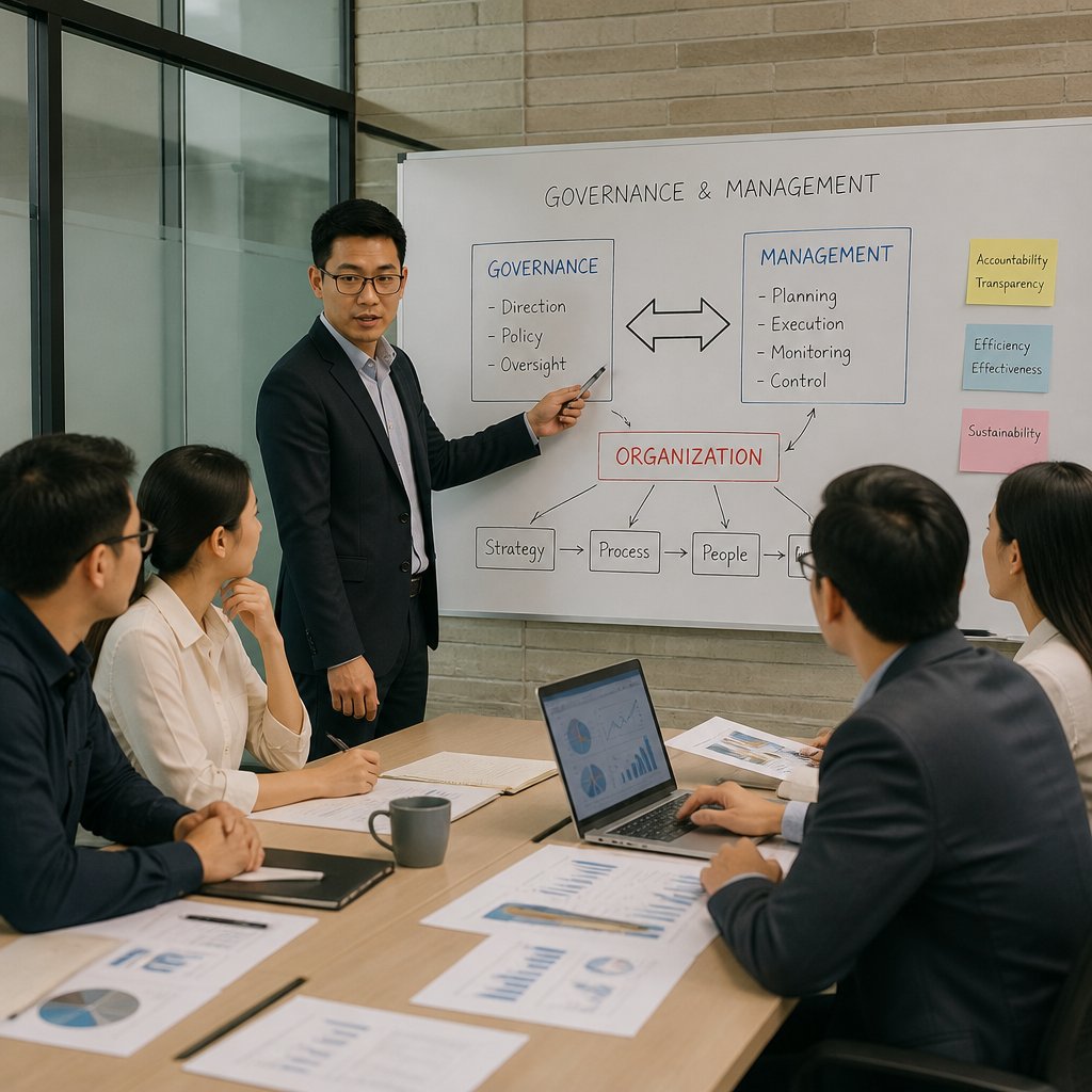 Tìm hiểu quản trị và quản lý và cách triển khai thực tế